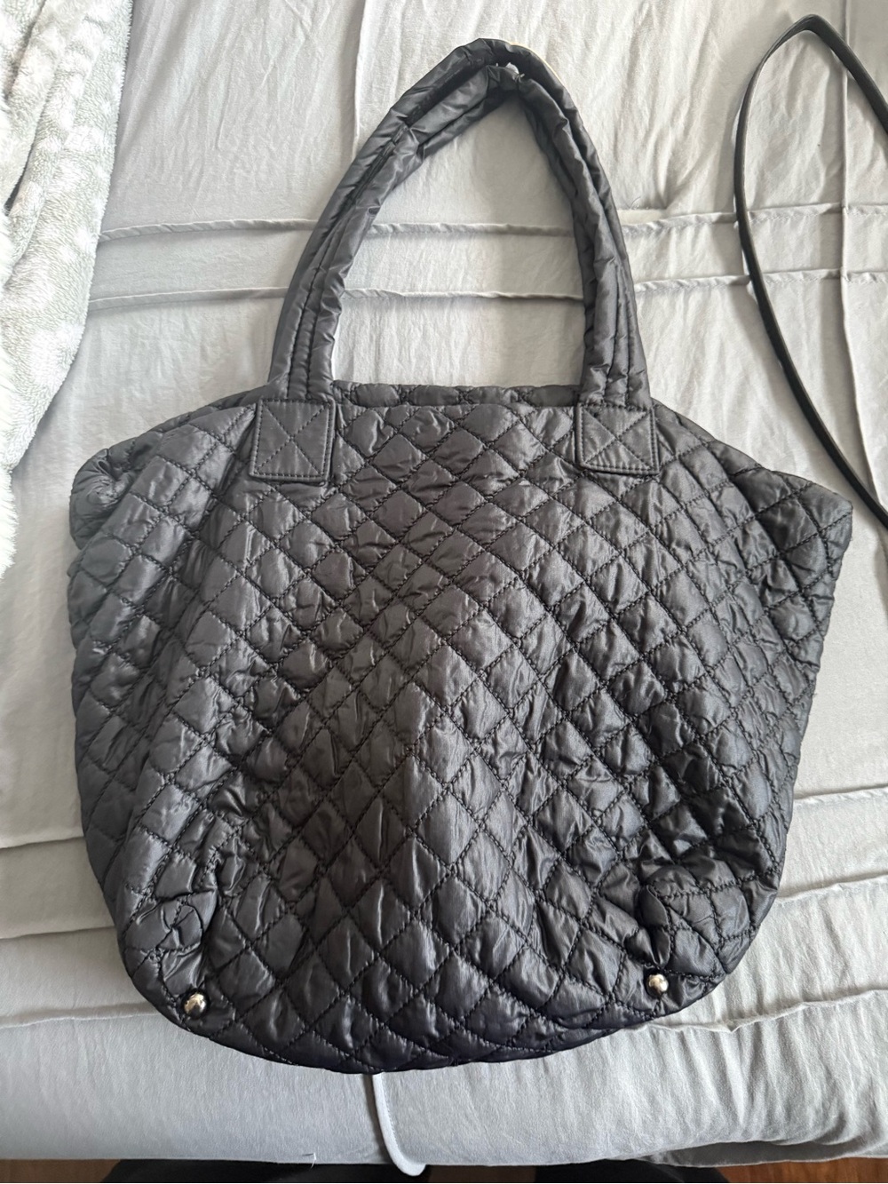 Urban Outfitters Quilted Black Tote